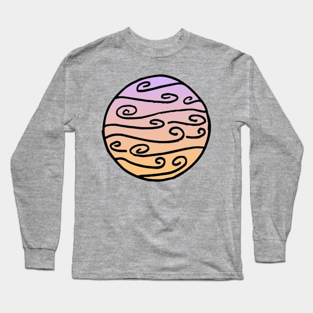 Neptun planet Long Sleeve T-Shirt by ghjura